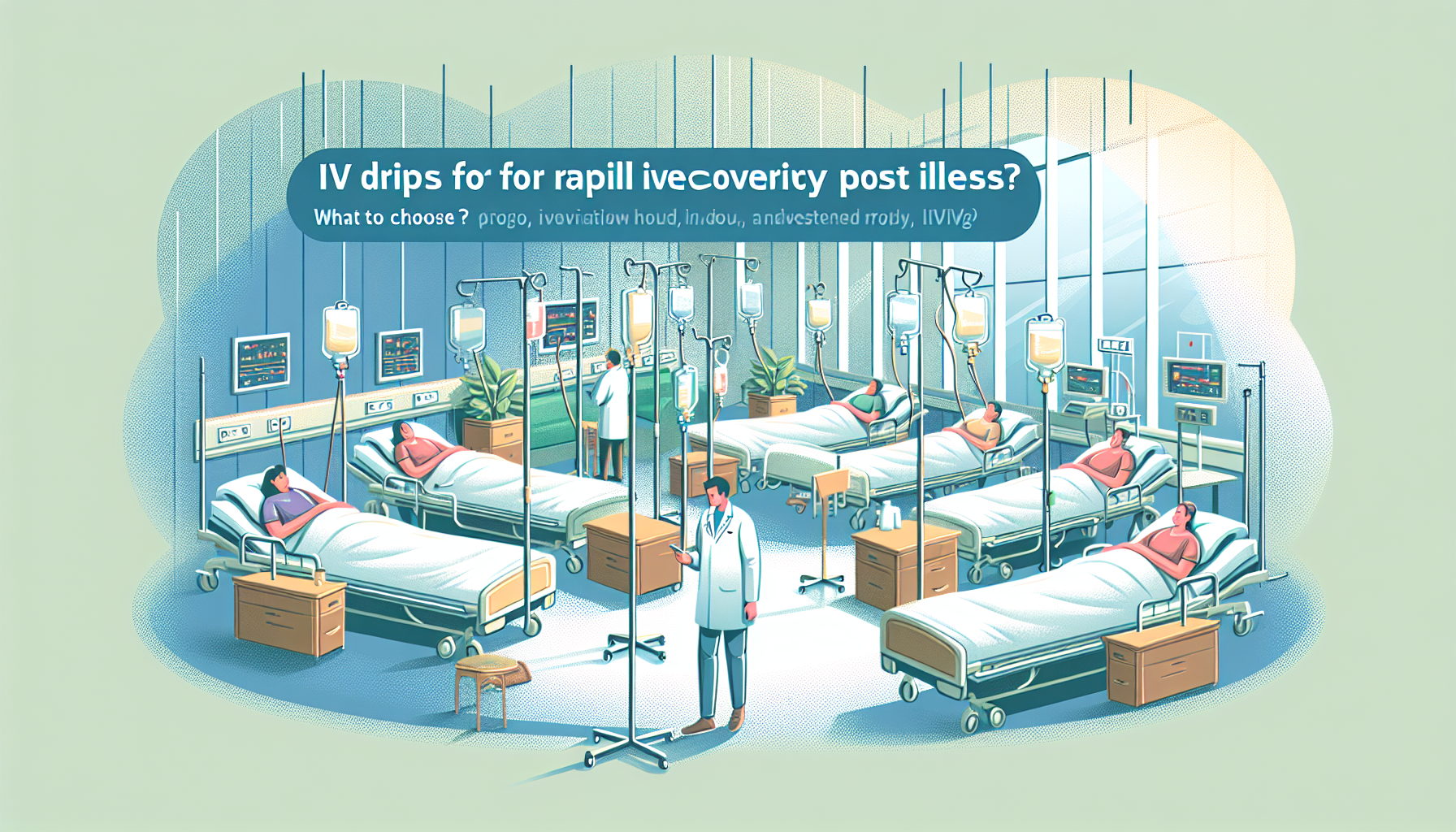Капельницы для быстрого восстановления после болезни: что выбрать?